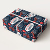 Personalised Wrapping Paper Kids Birthday Spiderman Navy Boys Custom Gift Wrap