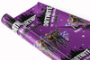 Personalised Wrapping Paper Kids Birthday Stars Purple Fortnite Custom Gift Wrap