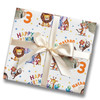 Personalised Wrapping Paper Kids Birthday Safari Animals Photo Custom Gift-Wrap