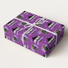 Personalised Wrapping Paper Kids Birthday Purple Fortnite Custom Gift Wrap