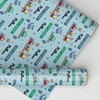 Personalised Wrapping Paper Kids Birthday Cars Lorries For Boys Custom Gift Wrap