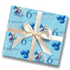 Personalised Wrapping Paper Kids Birthday Blue Kids Frozen Custom Gift Wrap