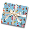 Personalised Wrapping Paper Kids Birthday Blue Paw Patrol Photo Custom Gift Wrap