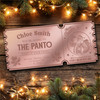 Gold Mirror Acrylic Golden Ticket Any Show Theatre Panto Santa Christmas Custom