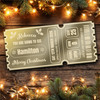 Gold Mirror Acrylic Golden Ticket Christmas Any Show Theatre Musical Panto