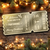 Green Mirror Acrylic Ticket Christmas Any Show Panto Theatre Musical Custom