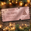 Pink Mirror Acrylic Ticket Any Theatre Show Musical Christmas Personalised Pink Mirror Acrylic Ticket Any Theatre Show Musical Christmas Personalised