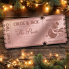 Pink Mirror Acrylic Ticket Any Theatre Show Musical Panto Snowman Personalised