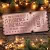 Pink Mirror Acrylic Ticket Florence And The Machine Concert Personalised Voucher