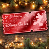 Red Mirror Acrylic Ticket Show Disney On Ice Personalised Any Text Voucher