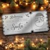Red Mirror Acrylic Ticket To See Santa Father Christmas Personalised Any Text Red Mirror Acrylic Ticket To See Santa Father Christmas Personalised Any Text
