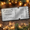 Rose Gold Mirror Acrylic Ticket Christmas Any Show Panto Theatre Musical Custom