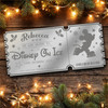Rose Gold Mirror Acrylic Ticket Show Disney On Ice Personalised Any Text Voucher