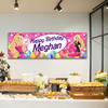 Personalised Party Banner For Kids Birthday Barbie