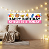 Personalised Party Banner For Kids Birthday Girls Mr Men