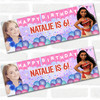 Personalised Party Banner For Kids Birthday Disney Princess Moana