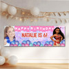 Personalised Party Banner For Kids Birthday Disney Princess Moana