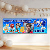 Personalised Party Banner For Kids Birthday Sonic The Hedgehog Photo