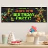 Personalised Party Banner For Kids Birthday Teenage Mutant Ninja Turtles