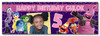 Personalised Party Banner For Kids Birthday Trolls Photo