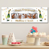 Personalised Party Banner For Engagement Photo Champagne Banner Gold Silver
