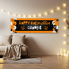 Personalised Party Banner For Halloween Balloons Orange