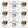 Personalised Party Banner For 20th Wedding Anniversary China 20 Years Photo