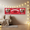 Personalised Party Banner For 40th Wedding Anniversary Ruby 40 Years Photo