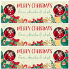 Personalised Party Banner For Christmas Photo Gift Green