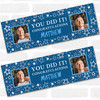 Personalised Party Banner For Graduation Male You Did It Photo Blue Stars