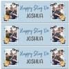 Personalised Party Banner For Stag Do Photo Blue Beer Sunglasses