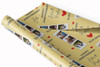 Personalised Wrapping Paper Wedding Anniversary Photo Strip Red Heart Yellow