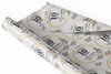 Personalised Wrapping Paper Wedding Anniversary Pink Gold Any Year Gift Wrap