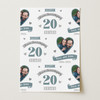 Personalised Wrapping Paper 20th Wedding Anniversary 20 Year Photo China Heart