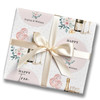 Personalised Wrapping Paper 6th Iron Wedding Anniversary Champagne Gift Wrap