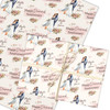 Personalised Wrapping Paper 75th Diamond Wedding Anniversary Watercolour Couple