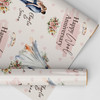 Personalised Wrapping Paper 7th Wool Wedding Anniversary Couple Gift Wrap