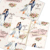 Personalised Wrapping Paper 9th Pottery Wedding Anniversary Wedding Couple