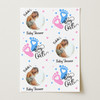 Personalised Wrapping Paper Baby Shower Feet Boy Or Girl Photo Gender Reveal