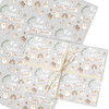 Personalised Wrapping Paper Baby Shower Boho Style Custom Gift Wrap