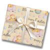 Personalised Wrapping Paper Easter Pink Blue Chick Eggs Custom Gift Wrap