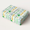 Personalised Wrapping Paper Good Luck Clover Green Yellow Star Custom Gift Wrap