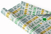 Personalised Wrapping Paper Good Luck Clover Green Yellow Star Custom Gift Wrap