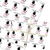 Personalised Wrapping Paper Graduation Pink Female Her Graduation Hat Gift Wrap