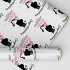 Personalised Wrapping Paper Graduation Pink Floral Woman Her Female Gift Wrap