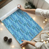 Personalised Wrapping Paper Miss You Blue Stars Custom Gift Wrap