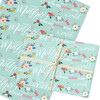 Personalised Wrapping Paper Mother's Day Mum Mint Custom Gift Wrap
