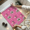 Personalised Wrapping Paper Mother's Day Photo Pink Heart Flowers Gift Wrap