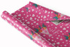 Personalised Wrapping Paper Mother's Day Photo Pink Heart Flowers Gift Wrap