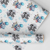 Personalised Wrapping Paper New Baby Boy Blue Elephant Hello Custom Gift Wrap